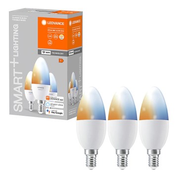 3x LED-pære dæmpbar SMART+ E14/5W/230V 2700K-6500K Wi-Fi - Ledvance