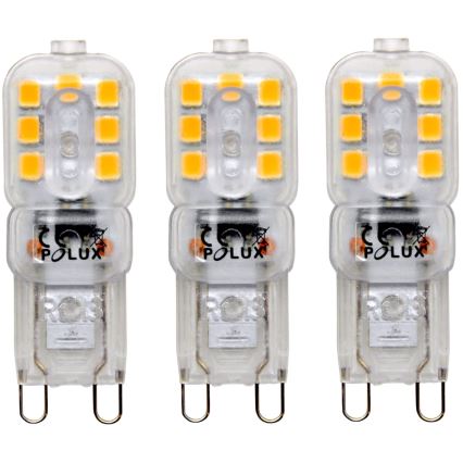 3x LED-pære G9/2,5W/230V 3000K