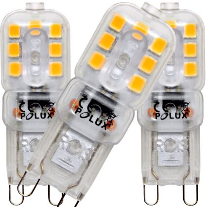 3x LED-pære G9/2,5W/230V 3000K