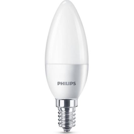 3x LED-pære Philips B35 E14/5,5W/230V 2700K