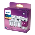 3x LED-pære Philips GU10/4,6W/230V 2700K