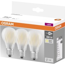 3x LED-pære VINTAGE E27/7W/230V 2700K - Osram