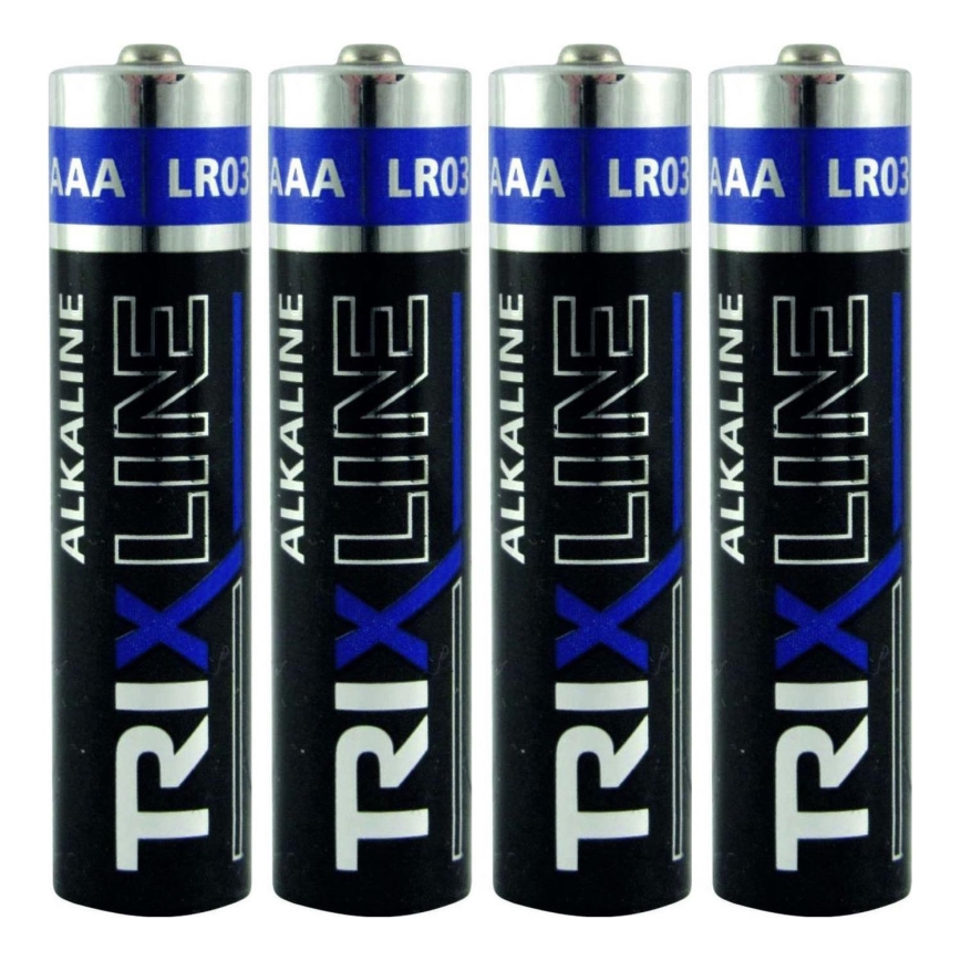 4 stk. Alkalisk batteri AAA 1,5V