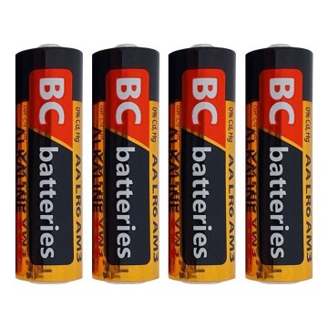 4 stk. Alkalisk batteri EXTRA POWER AA 1,5V
