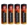 4 stk. Alkalisk batteri EXTRA POWER AA 1,5V