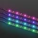 4x LED lysbånd dæmpbart RGB-farver 2x37 cm 2x70 cm LED/2,66/5,04W/5V IP65 + fjernbetjening