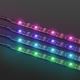 4x LED lysbånd dæmpbart RGB-farver 2x45 cm 2x80 cm LED/3,24/5,76W/5V + fjernbetjening
