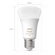 4x LED-pære dæmpbar Philips Hue White And Color Ambience E27/6,5W/230V 2000-6500K