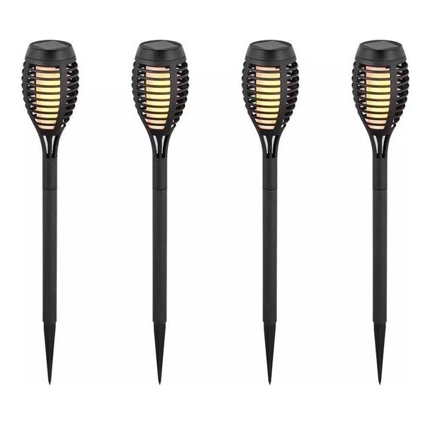 4x LED solcellelampe 4xLED/3,6V 1xAAA IP44 100 mAh