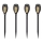 4x LED solcellelampe 4xLED/3,6V 1xAAA IP44 100 mAh