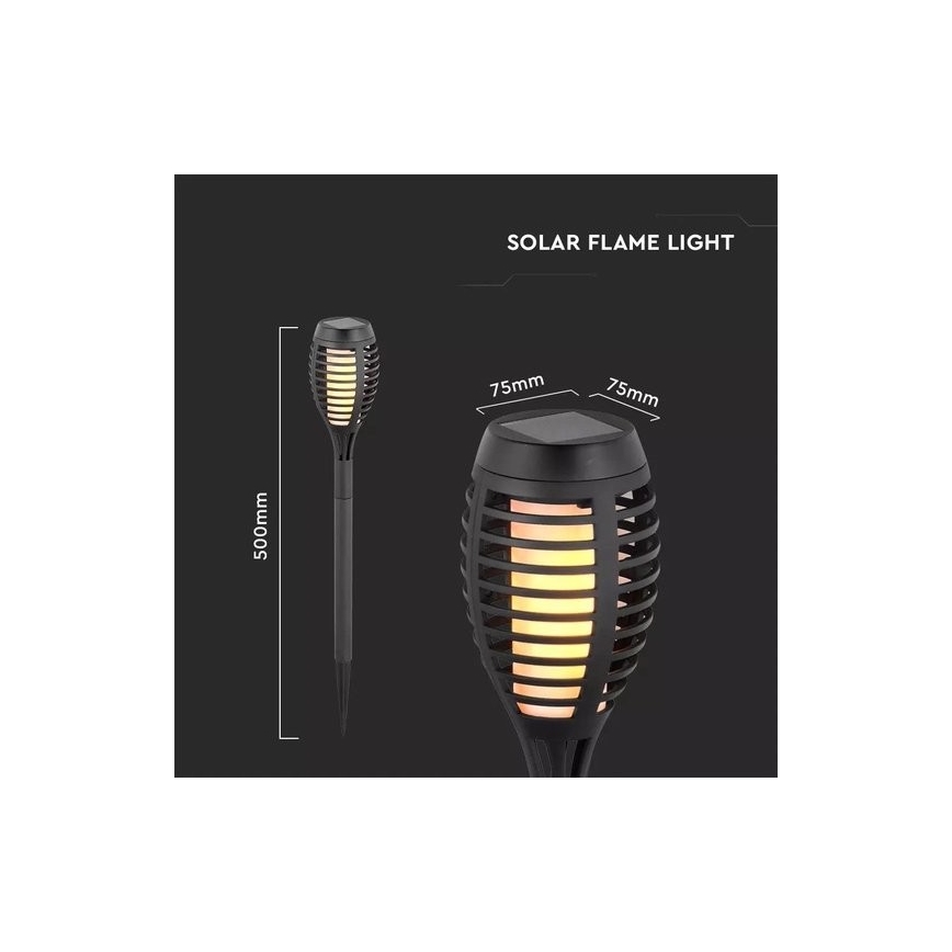 4x LED solcellelampe 4xLED/3,6V 1xAAA IP44 100 mAh