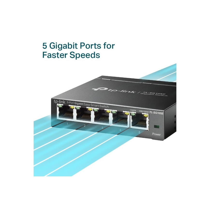 5-ports Gigabit Easy Smart-netværksswitch