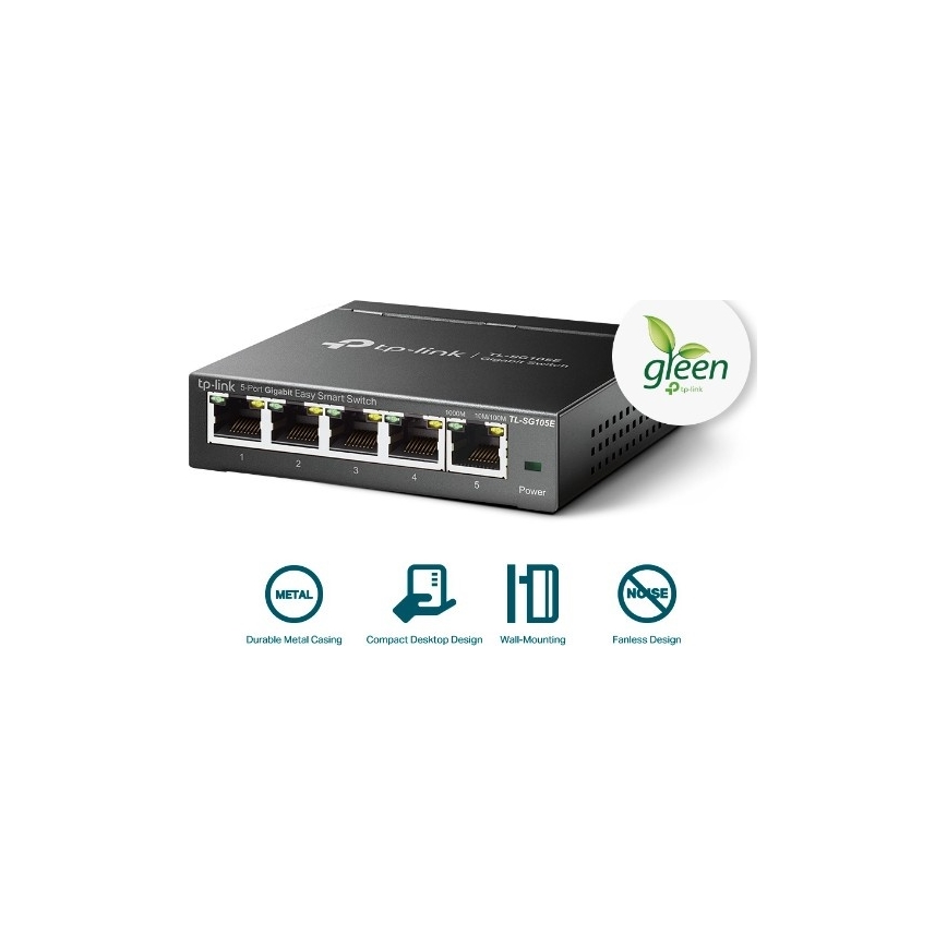 5-ports Gigabit Easy Smart-netværksswitch