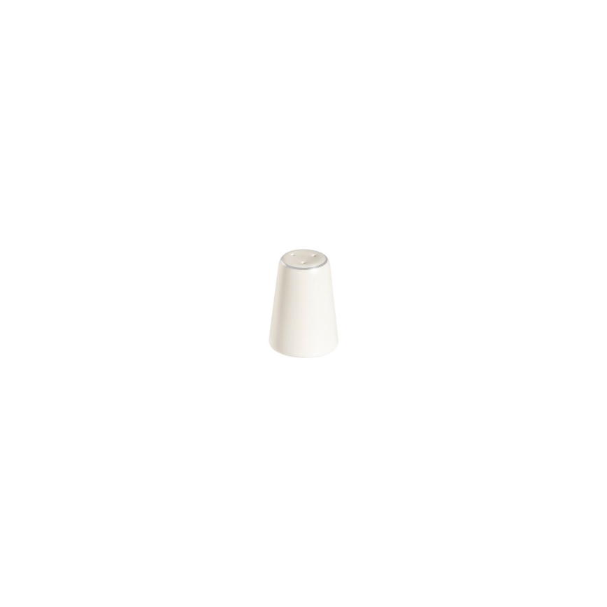 53-delers spisesæt i porcelæn – creme/sølv