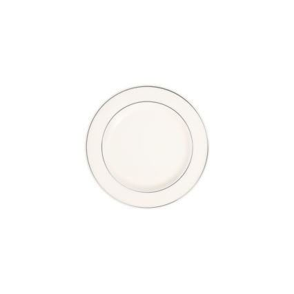 53-delers spisesæt i porcelæn – creme/sølv