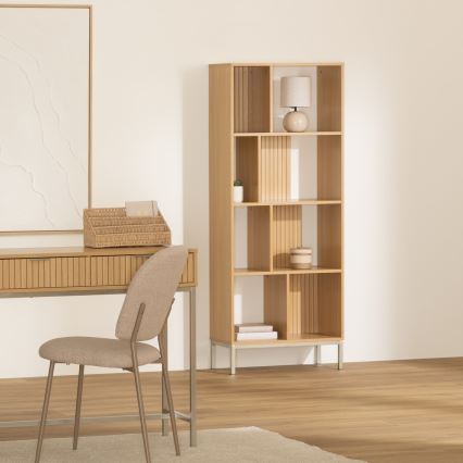 5five - Bogreol GRID 63 x 159 x 30 cm, brun