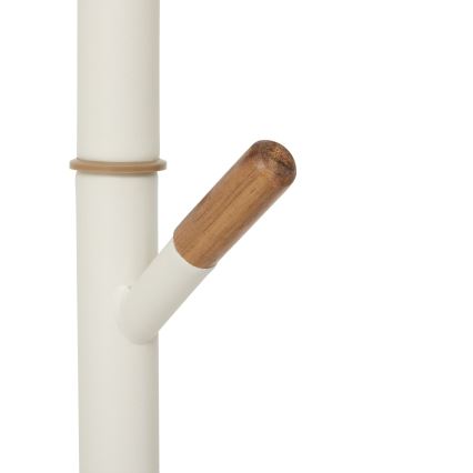 5five - Frakkestativ TALO 175,5x40 cm hvid/brun