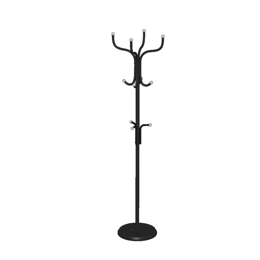 5five - Fritstående frakkestativ RAFU 178x43 cm sort
