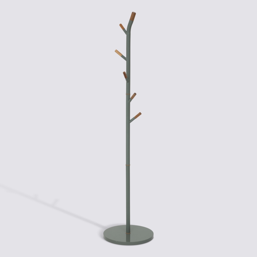 5five - Garderobestativ TALO 175,5x40 cm grøn/brun