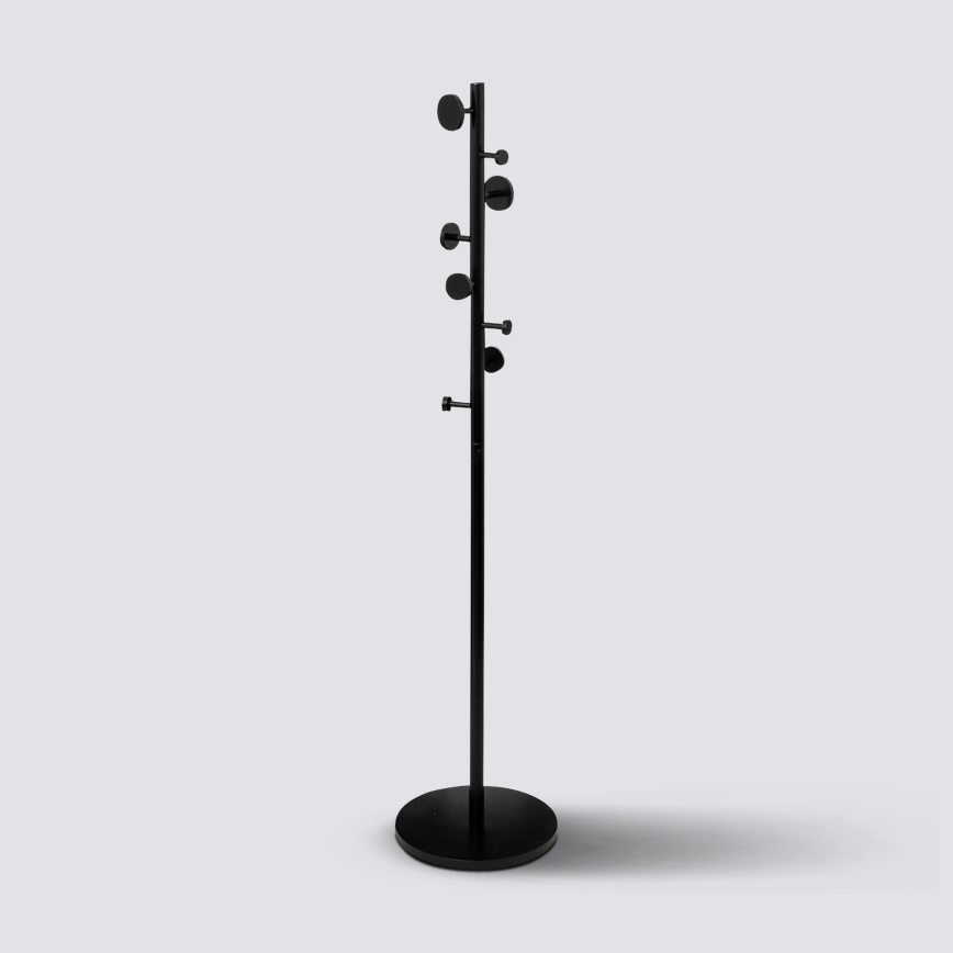 5five - Gulvstående knagerække PERY 176x37 cm sort