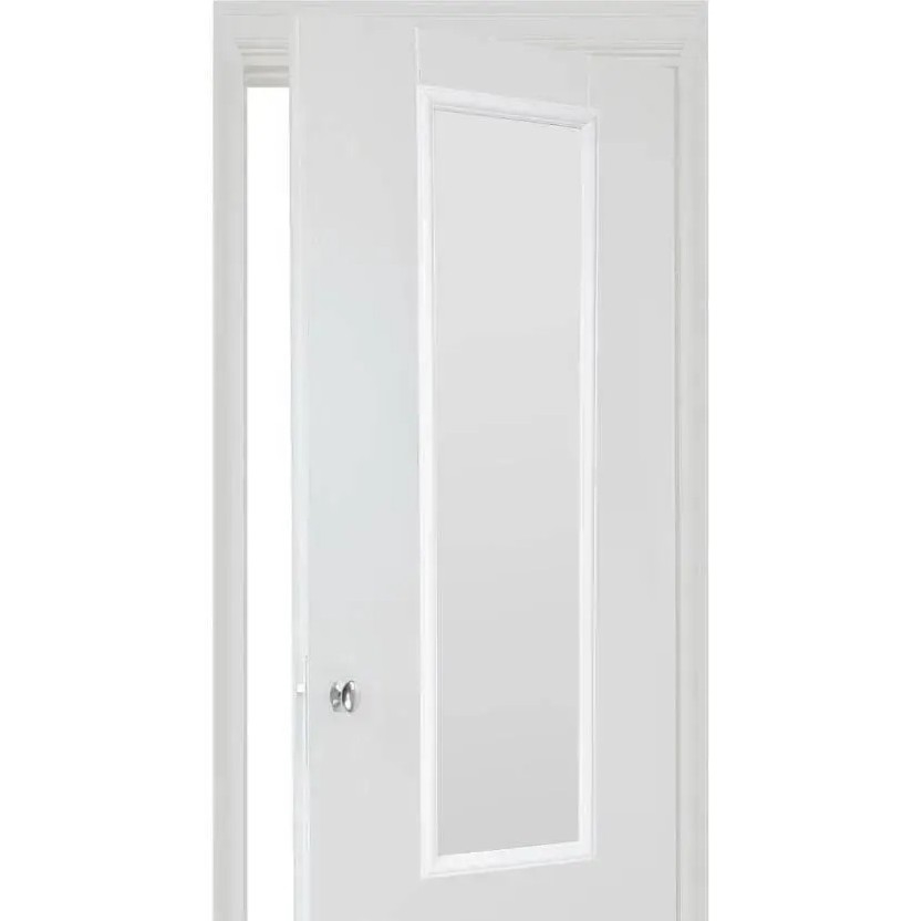 5five - Hængespejl til døren MATCHING 125x35 cm sort