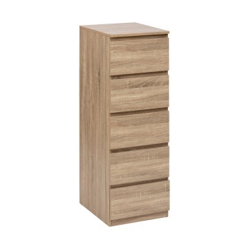5five - Kommode HEIM 40x118x48 cm brun
