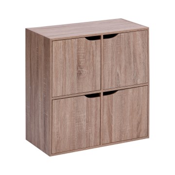 5five - Kommode TIDY 68x68x32 cm brun