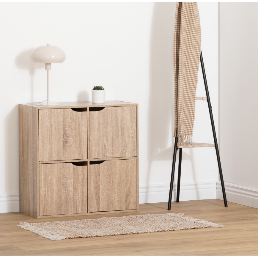 5five - Kommode TIDY 68x68x32 cm brun
