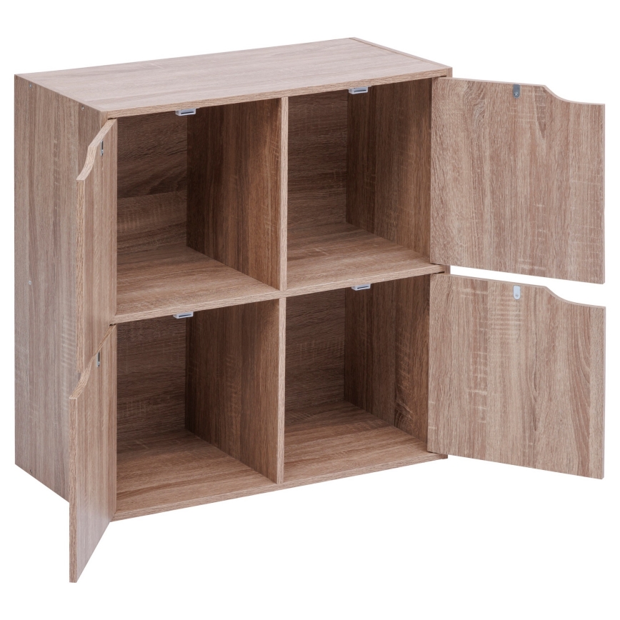 5five - Kommode TIDY 68x68x32 cm brun