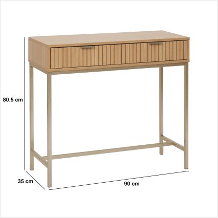 5five - Konsolbord OPUS 90x35 cm, brun