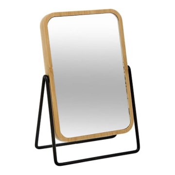 5five - Kosmetikspejl SWING 20,5x17,5 cm bambus rektangulært