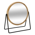 5five - Makeupspejl SWING 20,5 x 17,5 cm, rund bambusramme