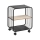 5five - Serveringsbord/mobil hylde COLGE 53x43 cm sort/beige