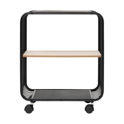5five - Serveringsbord/mobil hylde COLGE 53x43 cm sort/beige