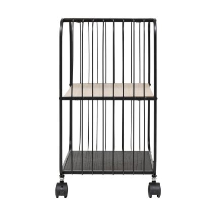 5five - Serveringsbord/mobil hylde COLGE 53x43 cm sort/beige