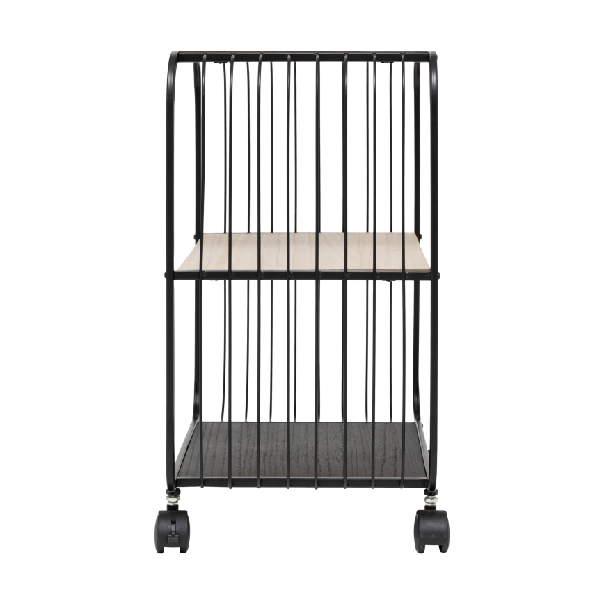 5five - Serveringsbord/mobil hylde COLGE 53x43 cm sort/beige
