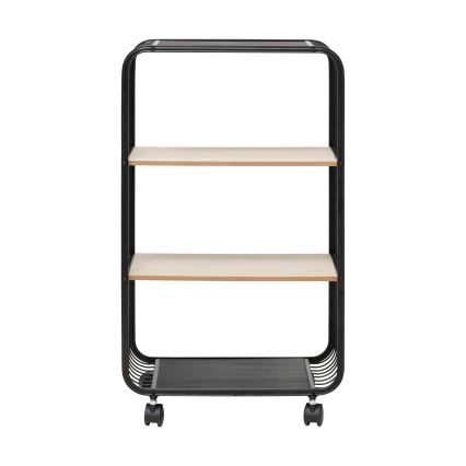 5five - Serveringsbord/mobil hylde COLGE 74x43 cm sort/beige