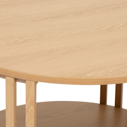 5five - Sofabord VINKY Ø 60 cm brun