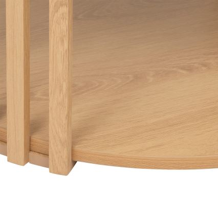 5five - Sofabord VINKY Ø 60 cm brun