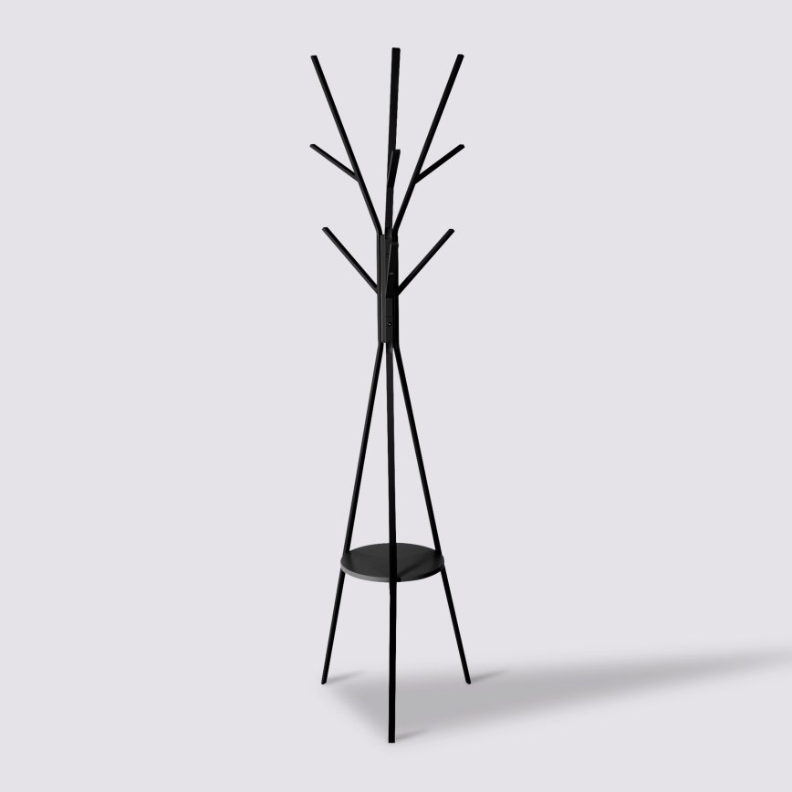 5five - Stående tøjstativ TASO 180x44 cm, sort