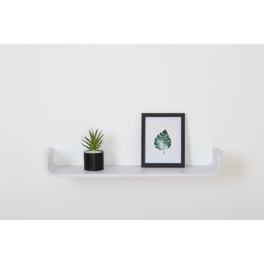 5five - Væghylde KAPTO 80x20 cm hvid