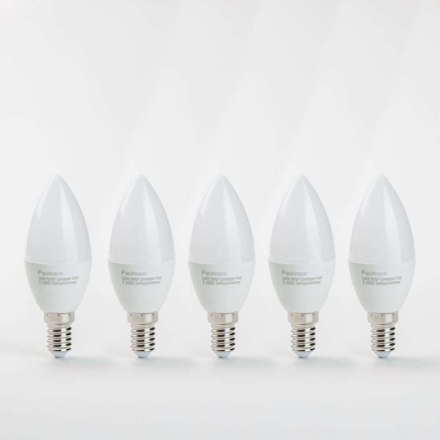 5x LED-pære E14/5,5W/230V 2700K - Paulmann 28782