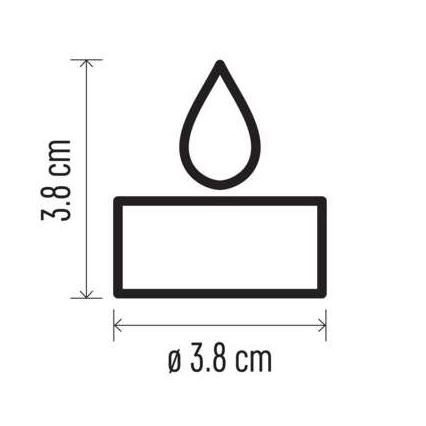 6x LED juledekoration 6xLED/6xCR2032 hvid