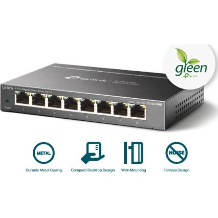 8-ports Gigabit Easy Smart-switch