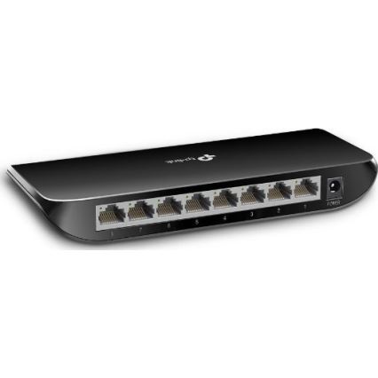 8-ports Gigabit-switch til skrivebordet