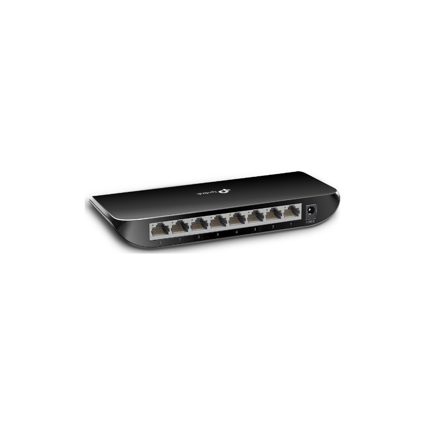 8-ports Gigabit-switch til skrivebordet