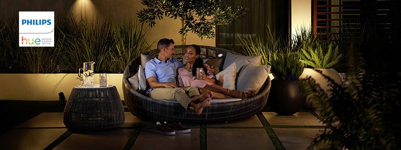 Philips Hue – En guide til udendørsbelysning med lav spænding