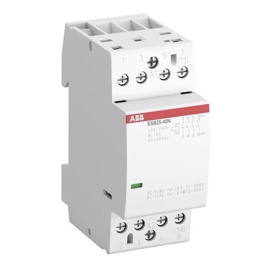 ABB 1SAE231111R0640 - 4-polet installationskontaktor ESB25-40N-06 25A 230V