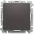 ABB 3559T-A07940 237 - Krydsafbryder uden ramme nr. 7 ZONI IP44 mat sort