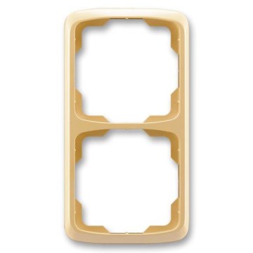 ABB 3901A-B21 D - Dobbelt ramme TANGO beige